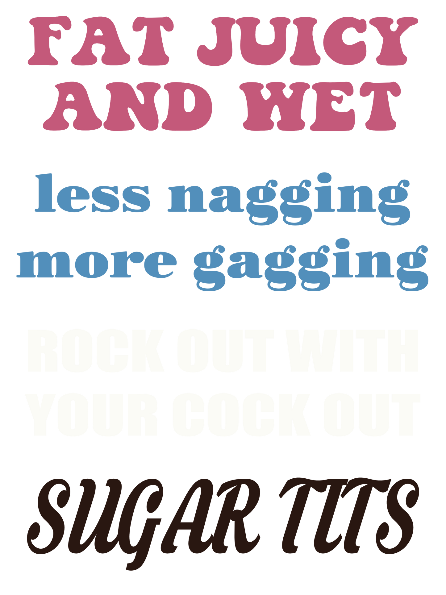 SUGAR TITS READY TO SHIP BUNDLE