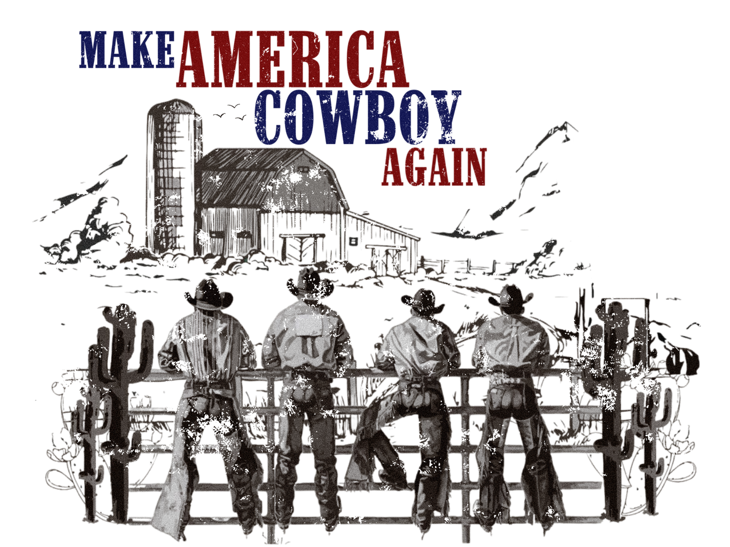 MAKE AMERICA COWBOY AGAIN PNG