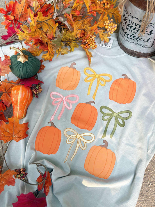 Pumpkin Bow Tee
