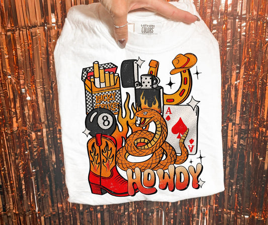 Lucky Strike Howdy Tee