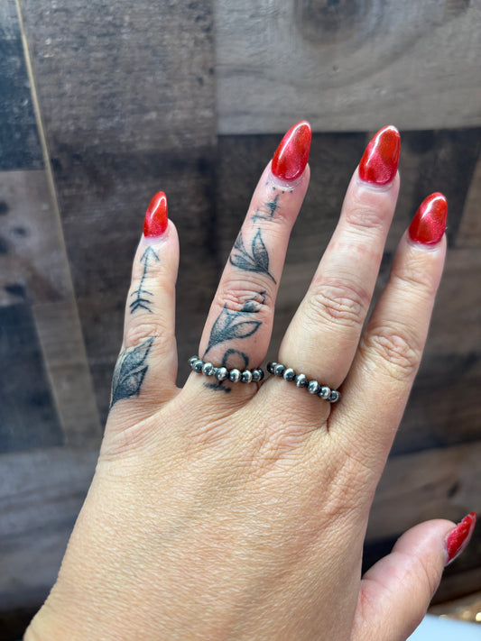 Pearl Stretch Rings
