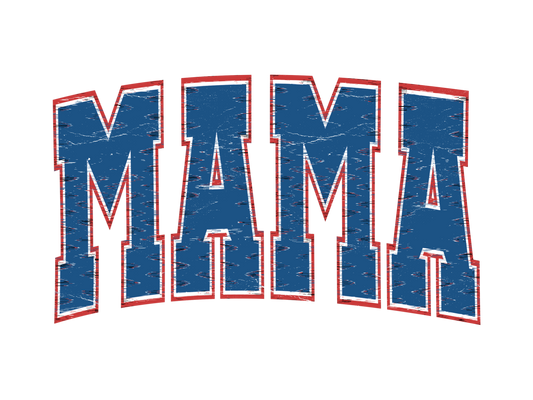 RED, WHITE, & BLUE RUSTIC MAMA PNG